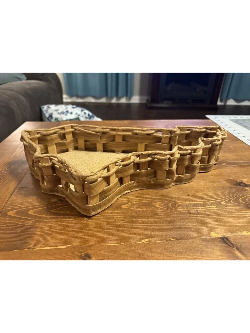 Kentucky Basket Display Cork Bottom 16 inches long, 3 inches tall